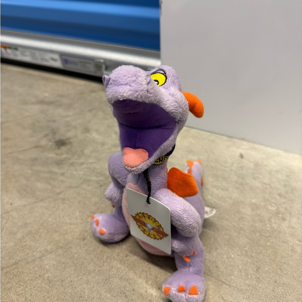 Disney Parks Figment 15" Plush W/ Lanyard Imagination Station Epcot
